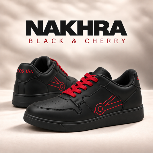 Nakhra Black and Cherry