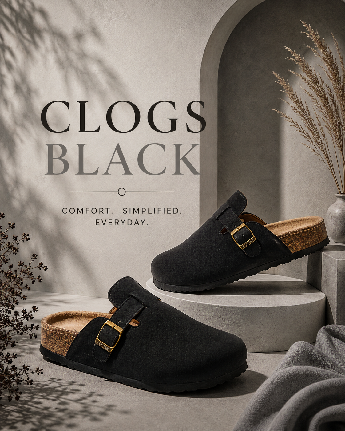 Clogs Men Black