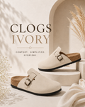 Clogs Men Ivory
