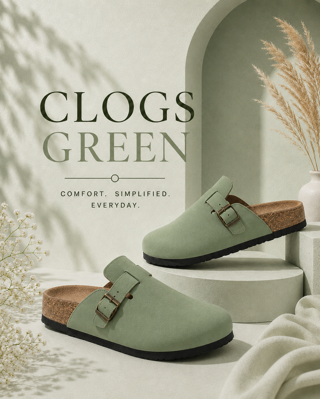 Clogs Women Green