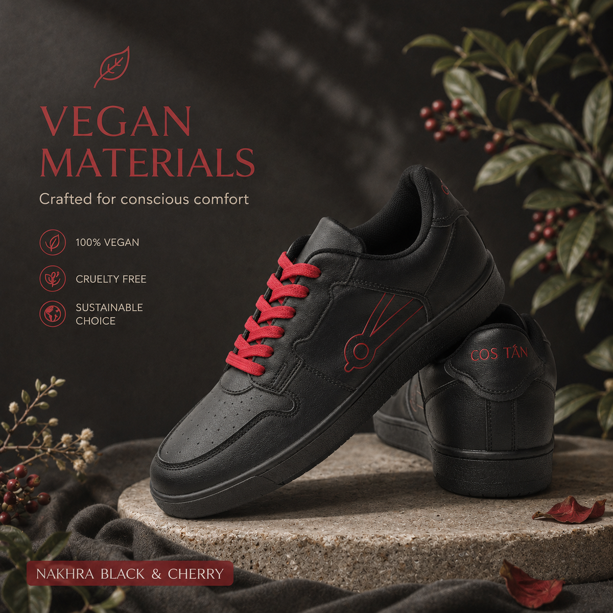 Nakhra Black and Cherry