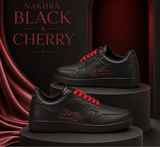 Nakhra Black and Cherry