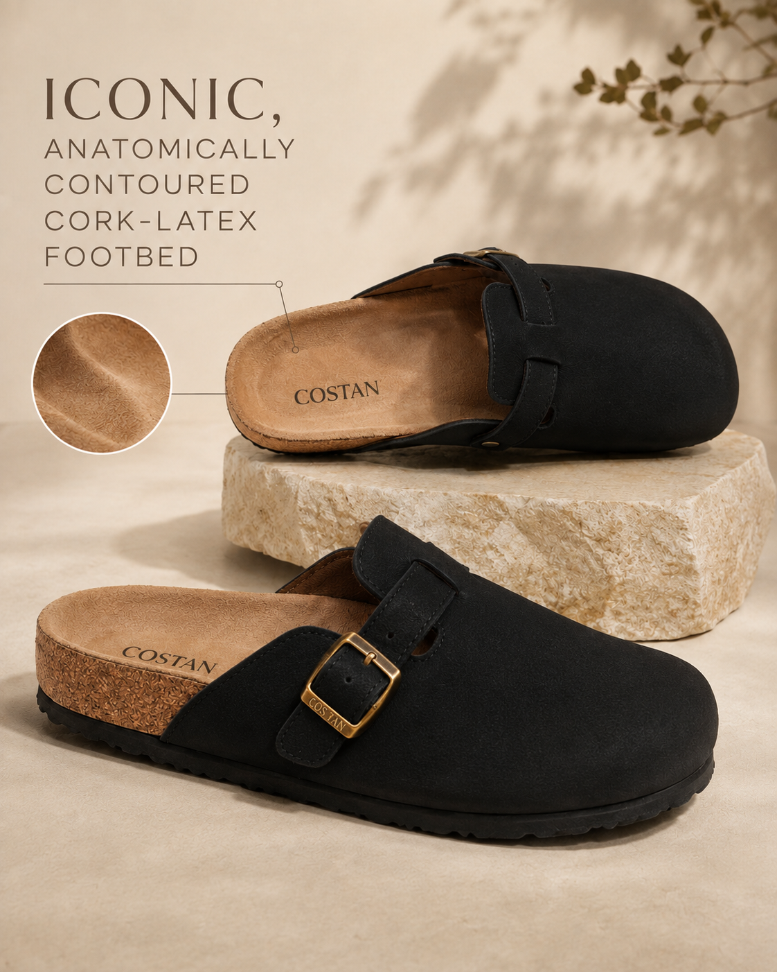 Men Clogs Black