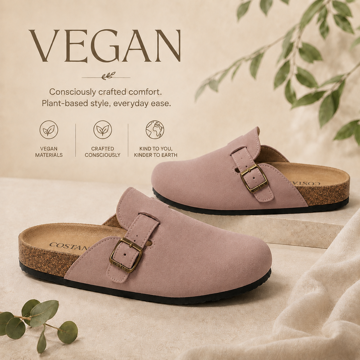 Men Clogs Pink alternate view